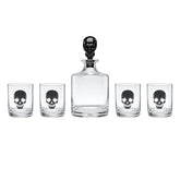 Vintro Halloween Skeleton 5-Piece Whiskey Set