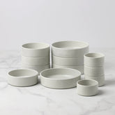 Modulus 12-Piece Bowl Set, Vapor