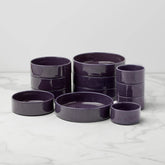 Modulus 12-Piece Bowl Set, Nightshade