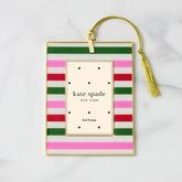 Be Jolly Mini Frame Ornament - Stripe