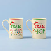 Naughty & Nice Mug Set/2