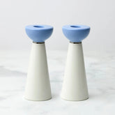 Oak Street Candlestick Holders, Set of 2