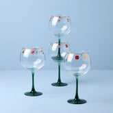 Nutcracker Ballet Balloon Wine Glasses, Set Of 4