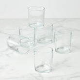 24 Seven Clear Medium Tumblers, Set of 6