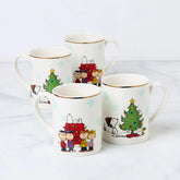 Peanuts Gang Mugs, Set of 4, Assorted
