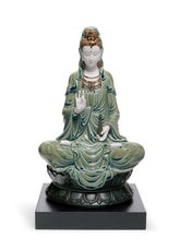Kwan Yin Figurine, Green