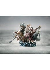 Arion On A Seahorse Sculpture - Limited Edition
