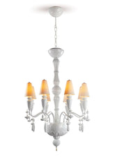 Ivy And Seed 8 Lights Chandelier, White (US)
