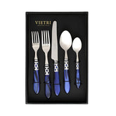 Aladdin Brilliant Blue Five-Piece Place Setting - Set of 4