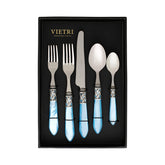 Aladdin Antique Light Blue Five-piece Place Setting – Set Of 4