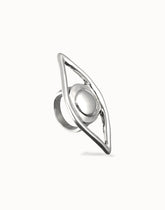Ring In The Shape Of An Eye - Silver