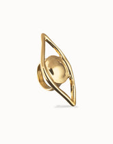 Ring Plated In 18K Gold In The Shape Of An Eye