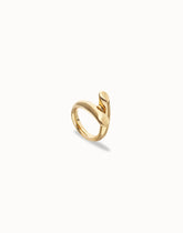 18K Gold Alloy Ring In The Shape Of A Tube