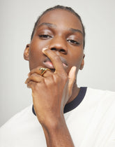 18K Gold Alloy Ring With The Shape Of A Ball