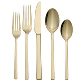 Allay Champagne 20-Piece Flatware Set