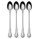 True Rose Everyday Flatware Tall Drink Spoons, Set Of 4