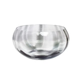 Bolla Glass Gray Pleated Centerpiece