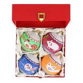 Campagna Assorted Ornaments - Set Of 4