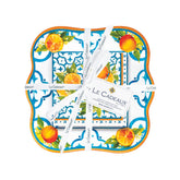 Valencia Decorative Napkin Holder & Cocktail Napkins Gift Set