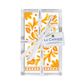 Sicily Orange Guest Napkins & Acrylic Holder Gift Set