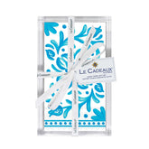 Sicily Teal Guest Napkin & Acrylic Holder Gift Set