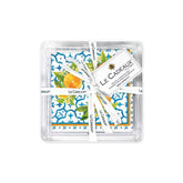 Valencia Cocktail Napkins & Acrylic Holder Gift Set