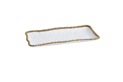 Golden Salerno Medium Rectangular Tray