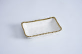 Golden Salerno Rectangular Dish