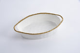 Golden Salerno Oval Baking Dish