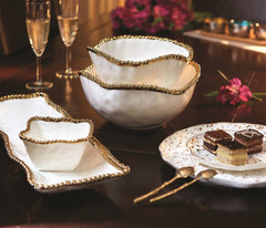Golden Salerno Medium Salad Bowl