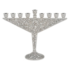 Isadora Menorah - Silver