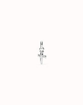 Charm With Cross Shape - Silver