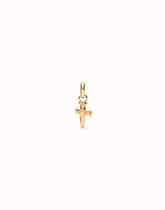 Charm With Cross Form - Gold