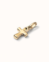 Charm With Cross Form - Gold