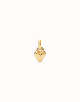 Charm With Small Heart Shape - Gold