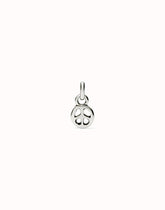 Charm With A Peace Symbol Shape - Silver