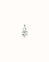 Charm With Clover Shape - Silver