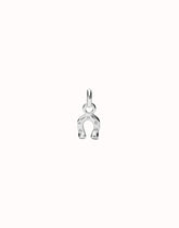 Charm With Horseshoe Shape - Silver