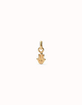 Charm In The Shape Of A Fatima's Hand - Gold