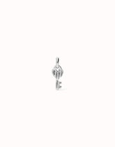 Charm With Key Shape - Silver