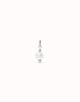 Charm With Pearl - Silver