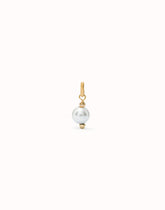 Charm With Pearl - Gold