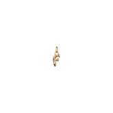 Small F Initial Charm - Gold