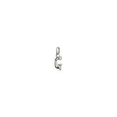Small G Initial Charm - Silver