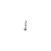 Small J Initial Charm - Silver