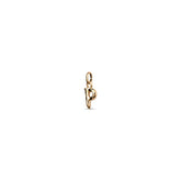 Small P Initial Charm - Gold