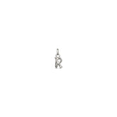 Small R Initial Charm - Silver