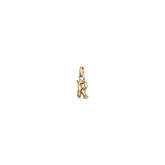 Small R Initial Charm - Gold
