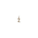 Small Z Initial Charm - Gold