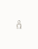 Horseshoe Shaped Piercing Charm - Silver